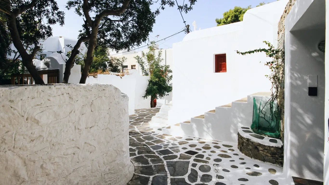 дом, улица, деревья