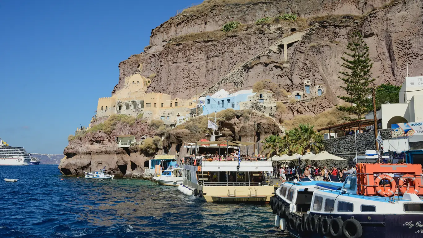 море, гора, катера